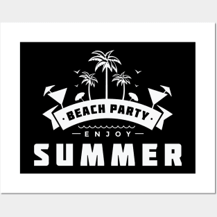 ☀ Beach party ☀ Enjoy Summer ☀ Posters and Art